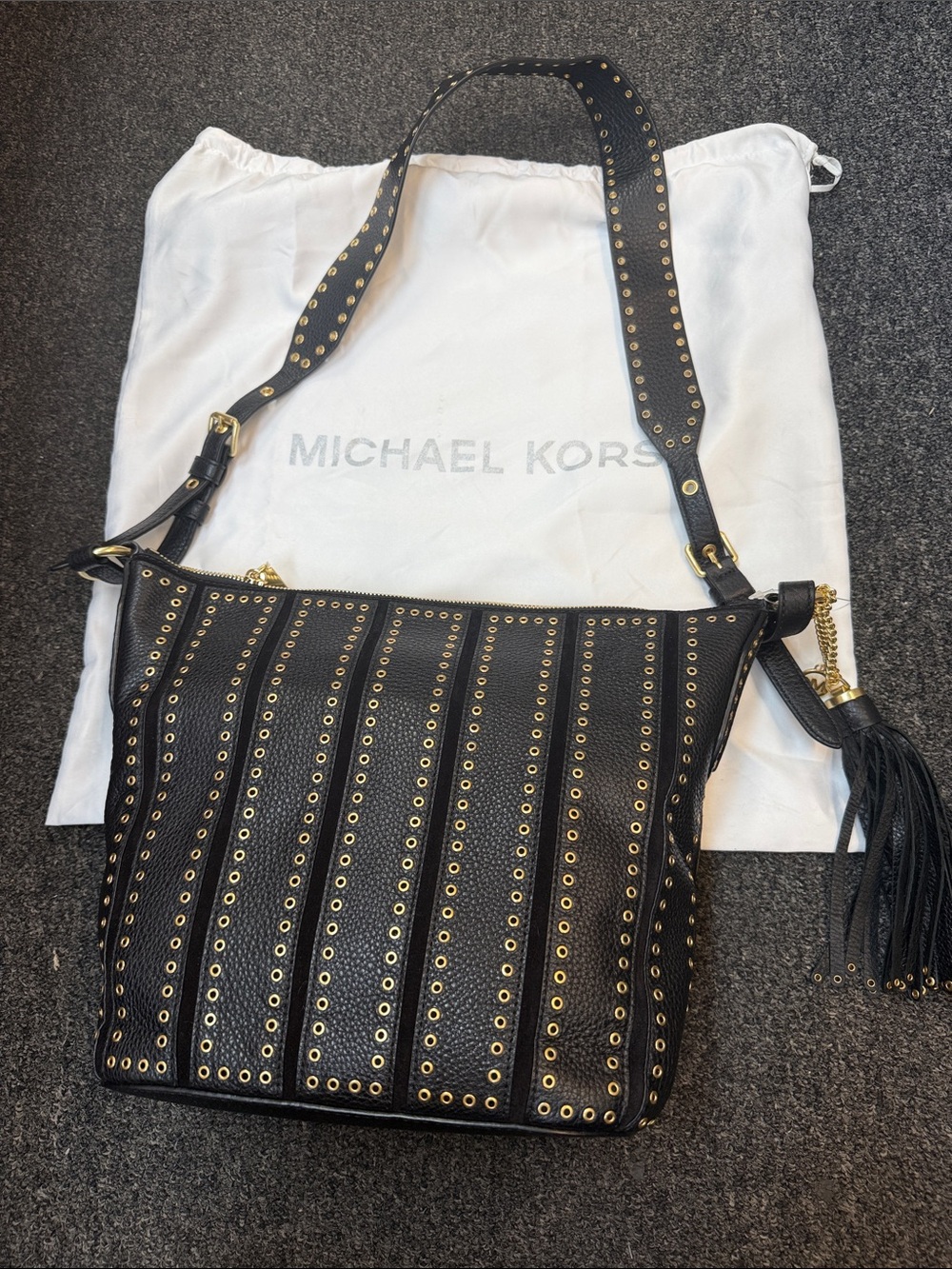 Michael Kors Brooklyn Grommet Bag NWT